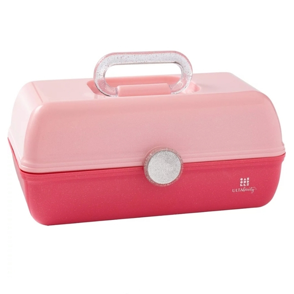 NEW 36pc Caboodles × Ulta Beauty Makeup Train Case Pink - Picture 2 of 6